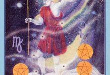 Lá Nine of Pentacles - Celestial Tarot 13