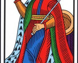Lá Queen of Pentacles - Tarot of Marseilles 11