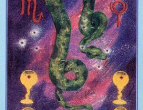 Lá Four of Cups - Celestial Tarot 16