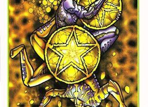 Lá King of Pentacles - Crystal Visions Tarot 15
