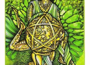 Lá Queen of Pentacles - Revelation Tarot 20