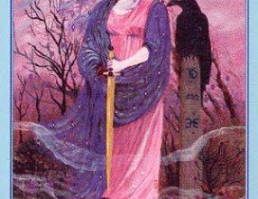 Lá Princess of Swords - Celestial Tarot 17