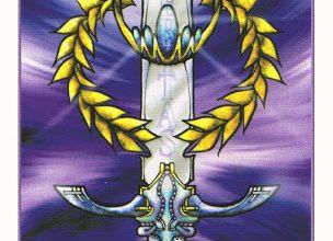 Lá Ace of Swords - Revelation Tarot 9