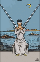 Diễn Giải Xuôi của Lá Bài 2 of Swords 14