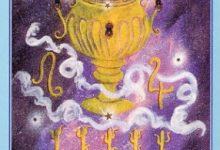 Lá Five of Wands - Celestial Tarot 8