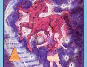 Lá Prince of Wands - Celestial Tarot 9