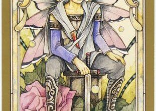 Lá King of Swords - Mystic Faerie Tarot 10