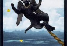 Lá Page of Pentacles - Black Cats Tarot 11