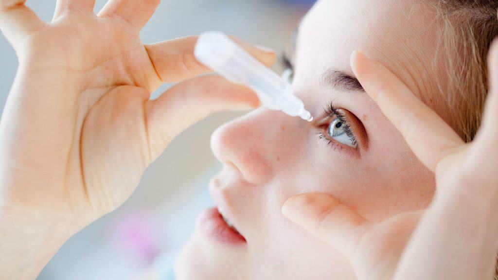 Bảo vệ mắt thuốc nhỏ mắt