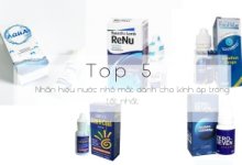 Top 4 Nhãn hiệu nước nhỏ mắt tốt nhất dành cho kính áp tròng