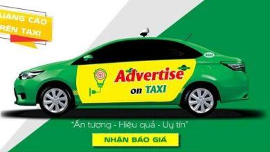 dịch vụ quảng cáo trên taxi