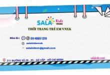 Sala Kids – Xưởng may quần áo trẻ em VNXK “giá siêu rẻ” TPHCM 4