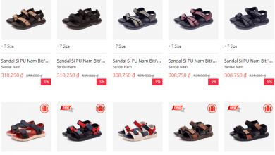 4 Shop bán giày sandal uy tín và chất lượng nhất tại Đà Nẵng 5